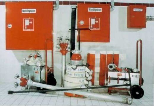Hydranten - Steigleitungen und Schläuche - Passin Brandschutzservice