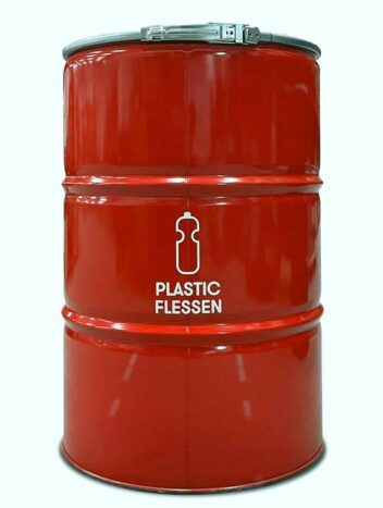 BINBIN Abfallbehälter 200 Liter BINBIN Abfallbehälter für Kunststoffabfälle selbstlöschend