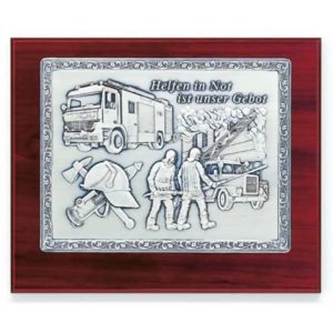 Plakette Mahagonilook