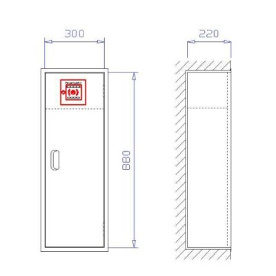 Feuerlöcher-Schutzschrank FES mF 12