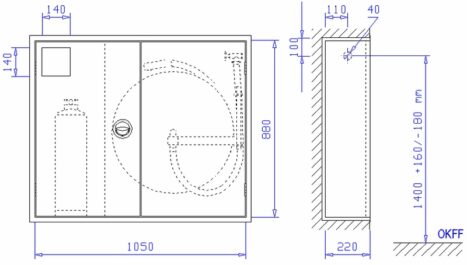 Selbsthilfe-Wandhydrant mit formstabilem Schlauch S-SEK-mF-II-S-220 Selbsthilfe-Wandhydrant mit formstabilem Schlauch S-SEK-mF-II-S-220