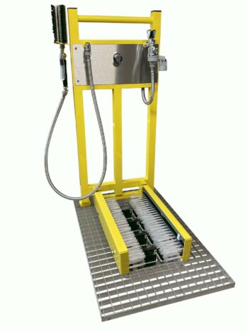 Stiefelwaschanlage STW323 aus Edelstahl Stiefelwaschanlage STW323 aus Edelstahl