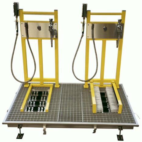 Stiefelwaschanlage STW324 doppelt Stiefelwaschanlage STW324 doppelt